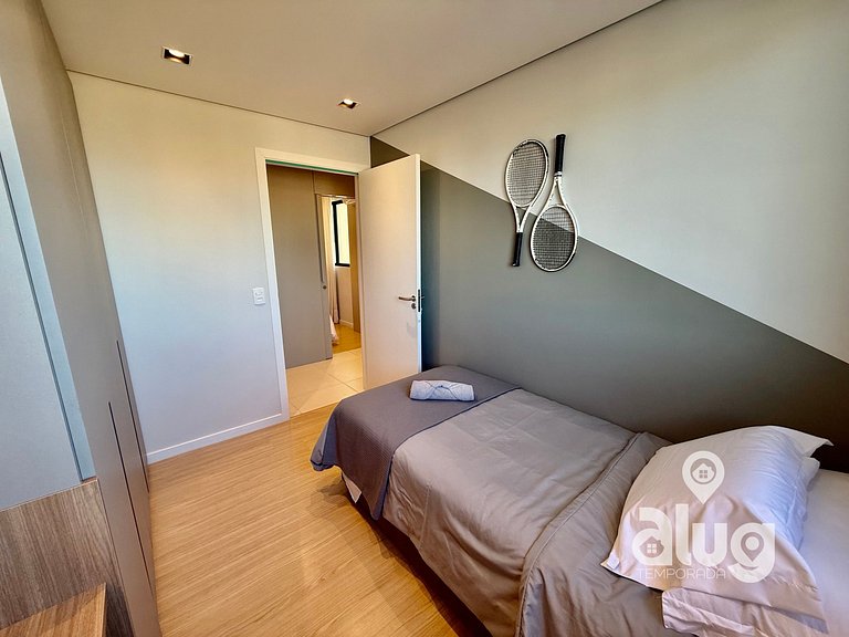 Apartamento 3 quartos perto Beto Carrero com vista mar