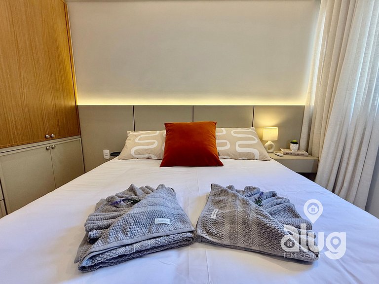 Apartamento 3 quartos perto Beto Carrero com vista mar