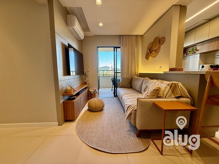 Apartamento 3 quartos perto Beto Carrero com vista mar