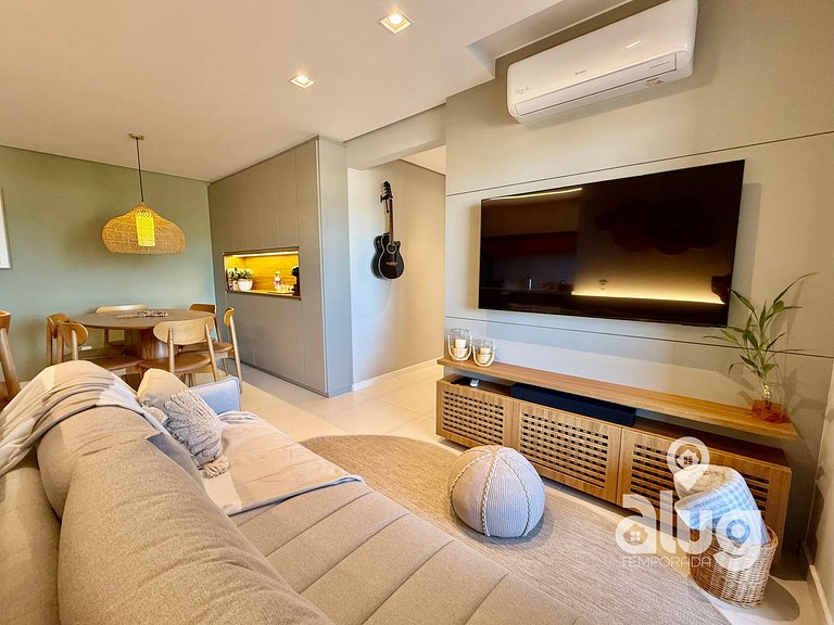 Apartamento 3 quartos perto Beto Carrero com vista mar