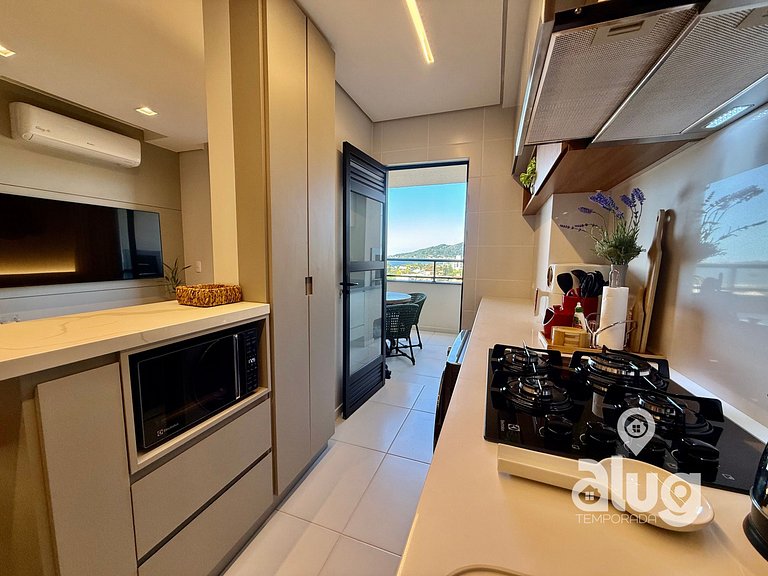 Apartamento 3 quartos perto Beto Carrero com vista mar