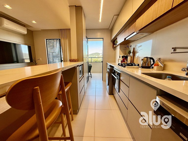 Apartamento 3 quartos perto Beto Carrero com vista mar