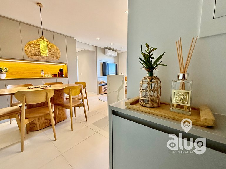 Apartamento 3 quartos perto Beto Carrero com vista mar