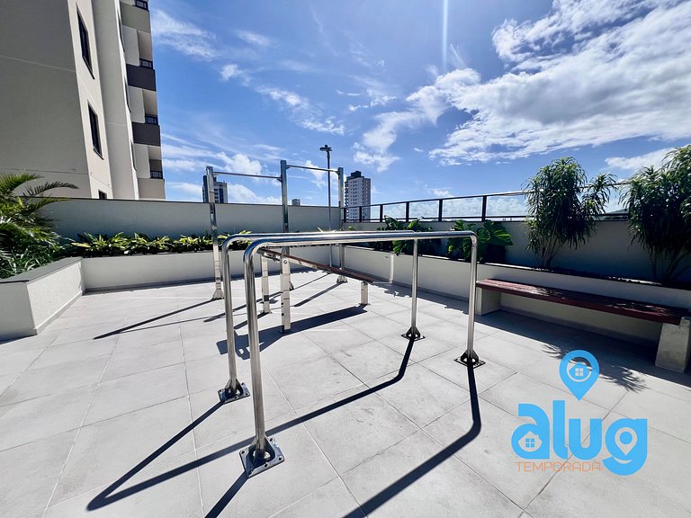 Apartamento 3 quartos perto Beto Carrero com vista mar