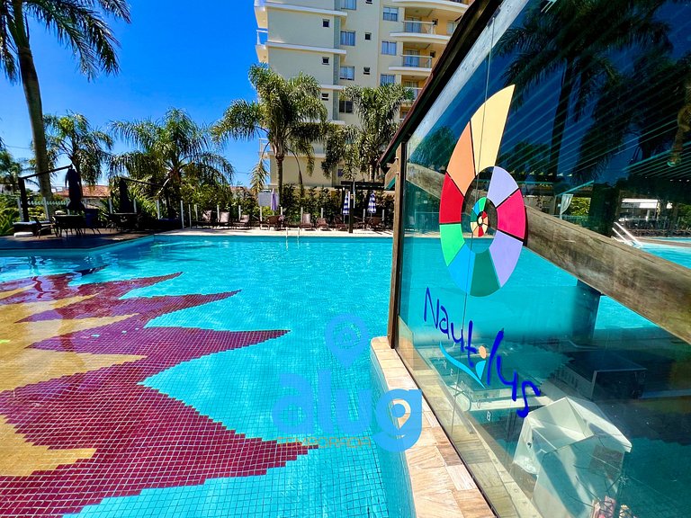 Apto Decorado 2Q Piscina Wi-Fi Beto Carrero N7103