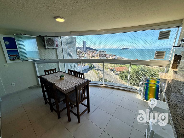 N1702 Incrível Vista Mar Beto Carrero 4 Quartos