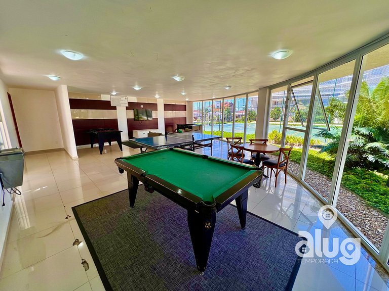 Apto 3 Quartos em Home Club com telas de Proteção