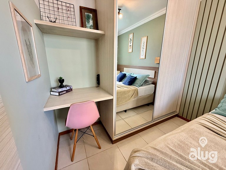 Apto 3 Quartos em Home Club com telas de Proteção